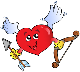 Miłość jest reprezentowany z sercem Gra