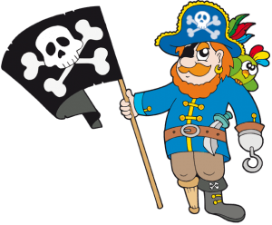 Pirate Captain flagą Piraci Gra