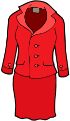 Spódnica czerwony kolor dla kobieta Gra