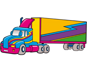 Ciężarówki przyczepa do transportu towarów Gra