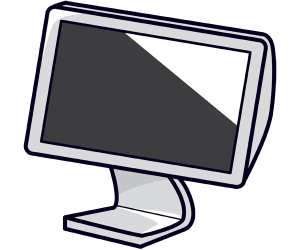 Monitor komputera, wyświetlacz komputera Gra