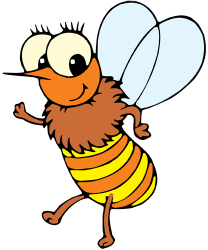 Pszczoły wytwarzają miód Gra