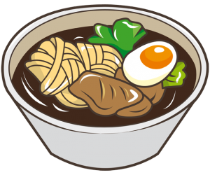 Tamago Udon, japońska zupa z jajkiem i makaron Gra