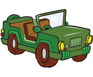 Wojskowe jeep, terenowy wojskowej Gra