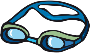 Basen gogle, okulary sportów wodnych Gra
