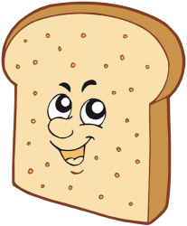 Plasterków chleba, plastry bochenek chleba Gra