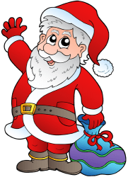 Santa Claus, Święty Mikołaj z prezenty świąteczne Gra