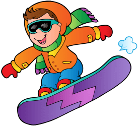 Snowboardzista w skoku Gra