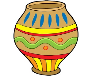 Afrykańskie rękodzieło, ceramiczne naczynie Gra
