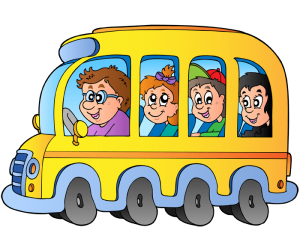 Kierowca z dziećmi w autobus szkolny Gra