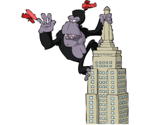 King Kong, kolosalne i potworne goryl Gra