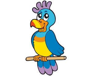 Kolorowy ptak tropikalny Gra