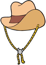Kowbojski kapelusz, kapelusz typowe z cowboys Gra
