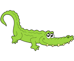Krokodyl, duży gad z dużych zębów Gra