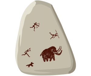 Mamuta polowania, malarstwo Jaskinia Gra