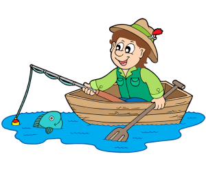 Mała łódźią z wierszy do połowów rekreacyjnych Gra