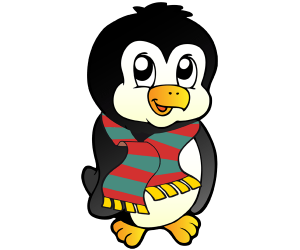 Mały Pingwin z szalikiem Gra