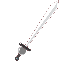 Miecz, średniowiecznej broni Gra