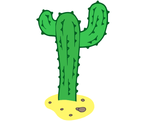North American kaktus pustynny Gra