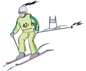 Slalom, techniczne zawody w narciarstwie alpejskim Gra