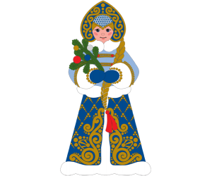 Snegurochka, Śnieżynka, rosyjski Boże Narodzenie Gra