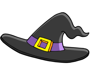 Spiczastym kapeluszu używane dla czarownic Gra