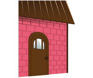 Ta świnia buduje dom wykonany z cegły Gra