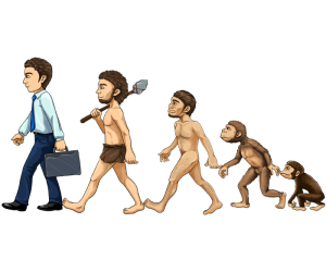 W pięciu etapach ewolucji człowieka Gra