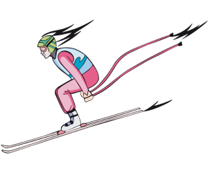 Zjazd, najszybszy dyscypliny w narciarstwie Gra
